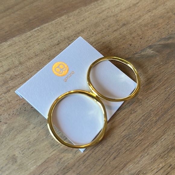 Gorjana NWT Quinn Gold Earrings ✨ - Picture 4 of 6